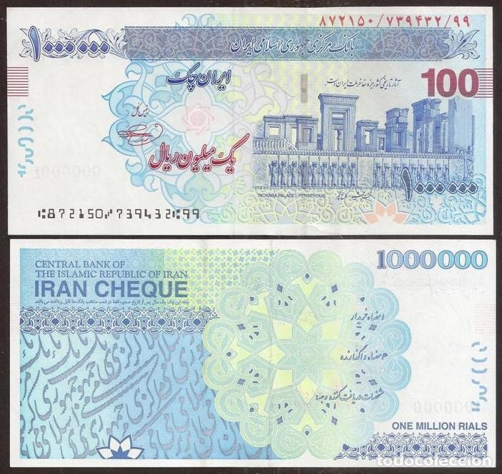 Iranian One Million Cheque